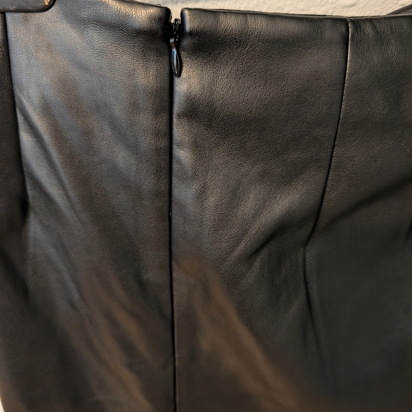 LOFT NWT‎ - Faux Leather Wrap Skirt Size 6 - Picture 5 of 8